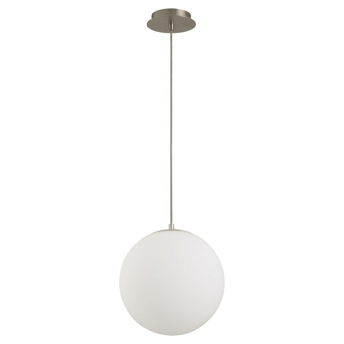 Myhouse Lighting Quorum - 3-6730-24 - LED Pendant - Luna - Satin Nickel