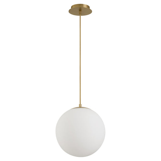Myhouse Lighting Quorum - 3-6730-40 - LED Pendant - Luna - Aged Brass