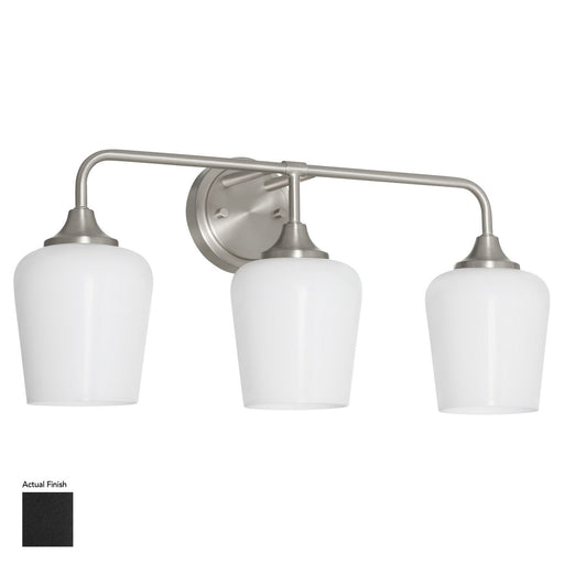 Myhouse Lighting Quorum - 5313-3-259 - Three Light Wall Mount - Raymond - Matte Black