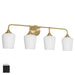 Myhouse Lighting Quorum - 5313-4-259 - Four Light Wall Mount - Raymond - Matte Black