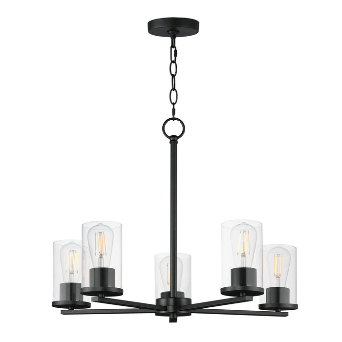 Myhouse Lighting Maxim - 10286CLBK - Five Light Chandelier - Lateral - Black