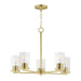 Myhouse Lighting Maxim - 10286CLSBR - Five Light Chandelier - Lateral - Satin Brass