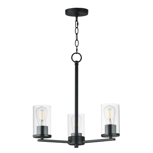Myhouse Lighting Maxim - 10287CLBK - Three Light Chandelier - Lateral - Black