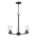 Myhouse Lighting Maxim - 10287CLBK - Three Light Chandelier - Lateral - Black