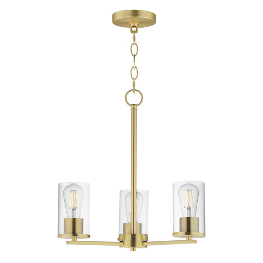 Myhouse Lighting Maxim - 10287CLSBR - Three Light Chandelier - Lateral - Satin Brass