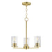 Myhouse Lighting Maxim - 10287CLSBR - Three Light Chandelier - Lateral - Satin Brass