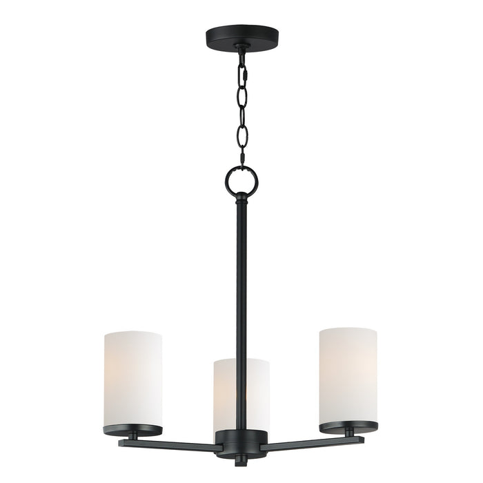 Myhouse Lighting Maxim - 10287SWBK - Three Light Chandelier - Lateral - Black