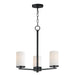 Myhouse Lighting Maxim - 10287SWBK - Three Light Chandelier - Lateral - Black