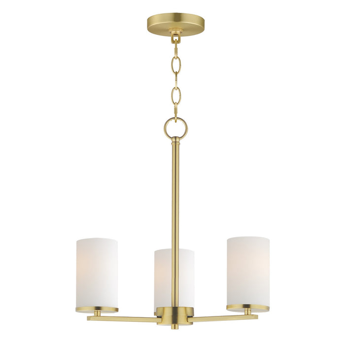 Myhouse Lighting Maxim - 10287SWSBR - Three Light Chandelier - Lateral - Satin Brass
