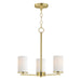 Myhouse Lighting Maxim - 10287SWSBR - Three Light Chandelier - Lateral - Satin Brass