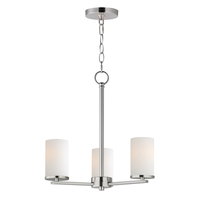 Myhouse Lighting Maxim - 10287SWSN - Three Light Chandelier - Lateral - Satin Nickel