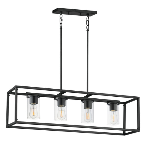 Myhouse Lighting Maxim - 10288CLBK - Four Light Linear Pendant - Lateral - Black