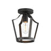 Myhouse Lighting Maxim - 10421BK - One Light Pendant / Semi-Flush - Arden - Black