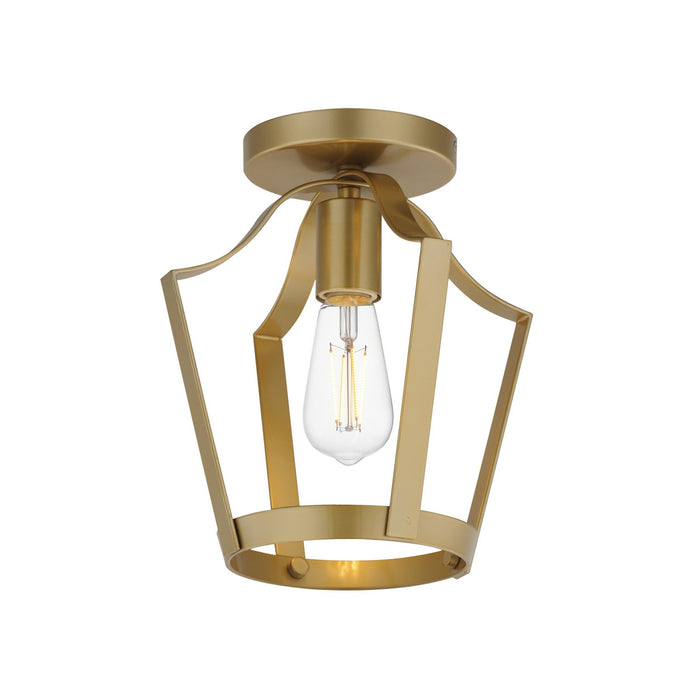 Myhouse Lighting Maxim - 10421NAB - One Light Pendant / Semi-Flush - Arden - Natural Aged Brass