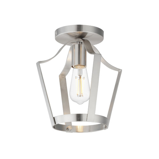 Myhouse Lighting Maxim - 10421SN - One Light Pendant / Semi-Flush - Arden - Satin Nickel