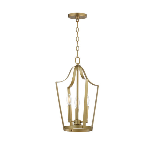 Myhouse Lighting Maxim - 10423NAB - Three Light Pendant - Arden - Natural Aged Brass