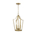 Myhouse Lighting Maxim - 10423NAB - Three Light Pendant - Arden - Natural Aged Brass