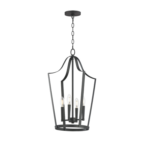 Myhouse Lighting Maxim - 10424BK - Four Light Pendant - Arden - Black
