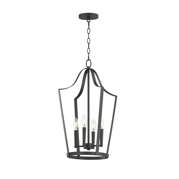 Myhouse Lighting Maxim - 10424BK - Four Light Pendant - Arden - Black