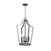 Myhouse Lighting Maxim - 10424BK - Four Light Pendant - Arden - Black