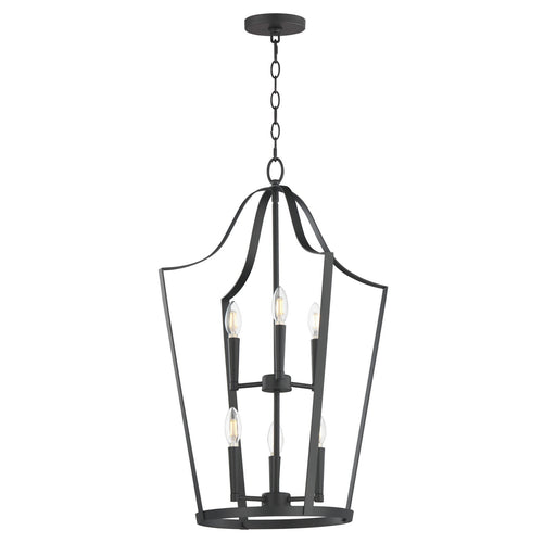 Myhouse Lighting Maxim - 10426BK - Six Light Pendant - Arden - Black