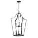 Myhouse Lighting Maxim - 10426BK - Six Light Pendant - Arden - Black
