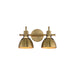 Myhouse Lighting Maxim - 12342SBR - Two Light Wall Sconce - Dusk - Satin Brass