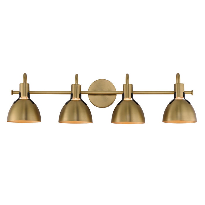 Myhouse Lighting Maxim - 12344SBR - Four Light Wall Sconce - Dusk - Satin Brass