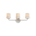 Myhouse Lighting Maxim - 12693WTSN - Three Light Bath Vanity - Durham - Satin Nickel