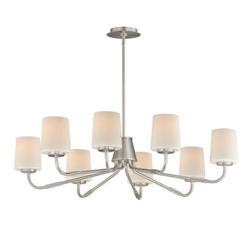 Myhouse Lighting Maxim - 12698WTSN - Eight Light Chandelier - Durham - Satin Nickel