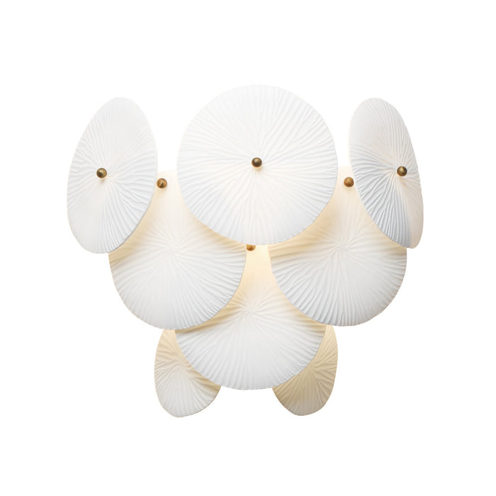 Myhouse Lighting Maxim - 12820WTNAB - One Light Wall Sconce - Isla - Natural Aged Brass