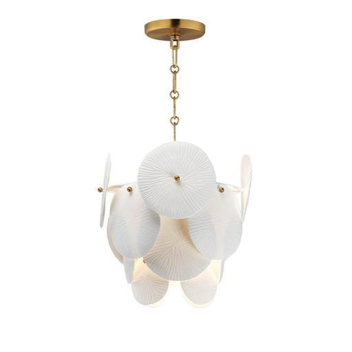 Myhouse Lighting Maxim - 12821WTNAB - One Light Pendant - Isla - Natural Aged Brass