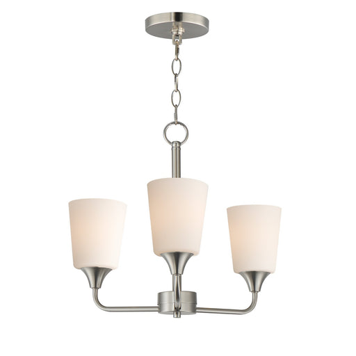 Myhouse Lighting Maxim - 12873SWSN - Three Light Chandelier - Hudson - Satin Nickel