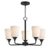 Myhouse Lighting Maxim - 12875SWBK - Five Light Chandelier - Hudson - Black