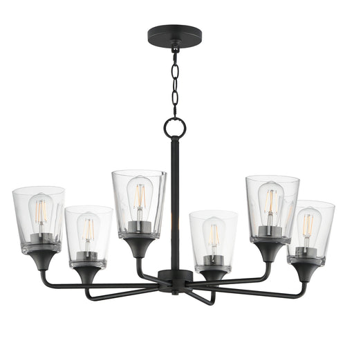 Myhouse Lighting Maxim - 12876CLBK - Six Light Chandelier - Hudson - Black