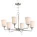 Myhouse Lighting Maxim - 12876SWSN - Six Light Chandelier - Hudson - Satin Nickel