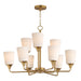 Myhouse Lighting Maxim - 12879SWNAB - Nine Light Chandelier - Hudson - Natural Aged Brass