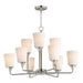Myhouse Lighting Maxim - 12879SWSN - Nine Light Chandelier - Hudson - Satin Nickel