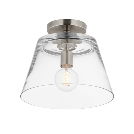 Myhouse Lighting Maxim - 12880CLSN - One Light Pendant - Hudson - Satin Nickel
