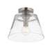 Myhouse Lighting Maxim - 12880CLSN - One Light Pendant - Hudson - Satin Nickel