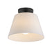 Myhouse Lighting Maxim - 12880SWBK - One Light Semi-Flush Mount/Pendant - Hudson - Black