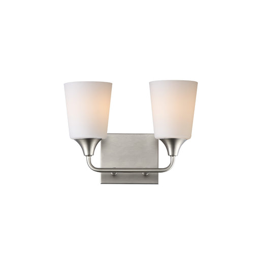 Myhouse Lighting Maxim - 12882SWSN - Two Light Bath Vanity - Hudson - Satin Nickel