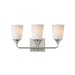 Myhouse Lighting Maxim - 12883SWSN - Three Light Bath Vanity - Hudson - Satin Nickel