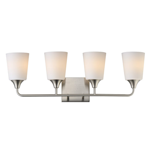 Myhouse Lighting Maxim - 12884SWSN - Four Light Bath Vanity - Hudson - Satin Nickel