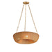 Myhouse Lighting Maxim - 14312NANAB - Three Light Pendant - Bower - Natural Aged Brass