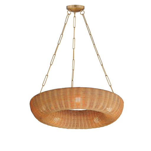 Myhouse Lighting Maxim - 14313NANAB - Five Light Pendant - Bower - Natural Aged Brass