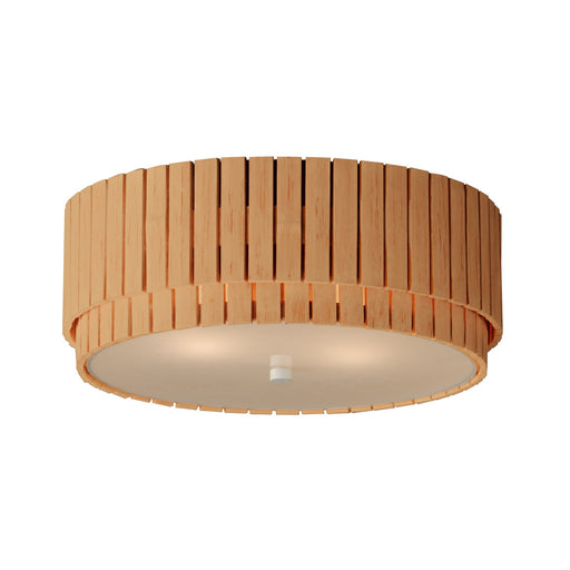 Myhouse Lighting Maxim - 14459NANAB - Two Light Flush Mount - Satori - Natural Aged Brass