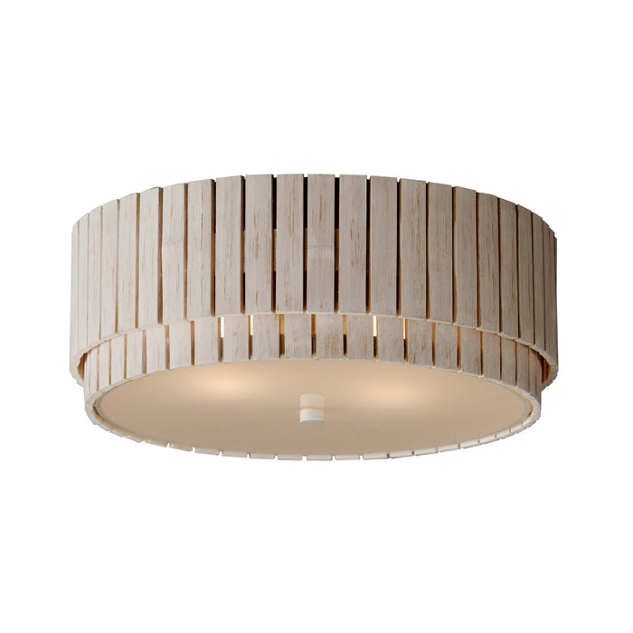 Myhouse Lighting Maxim - 14459WWTEC - Two Light Flush Mount - Satori - Ecru