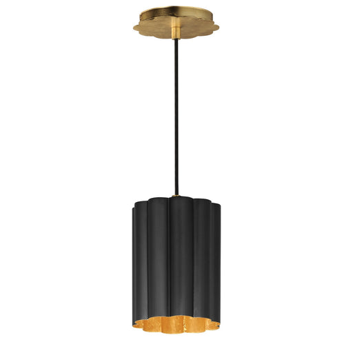 Myhouse Lighting Maxim - 18054BKGL - One Light Pendant - Primrose - Gold Leaf
