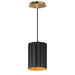 Myhouse Lighting Maxim - 18054BKGL - One Light Pendant - Primrose - Gold Leaf